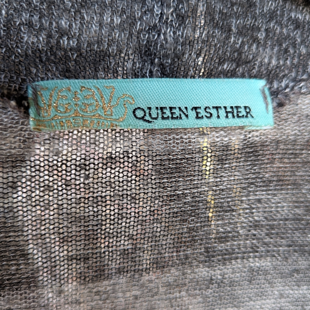 Queen Esther Gray Knit Sweater